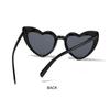 Vintage Pink Heart Sun Glasses Trendy Street Shooting Shades  for Women