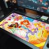 Winx Club Cartoon Color Mouse Pad Large Gaming Table Cushion Non-slip Laptop Tablet Big Mousepad XXL Mat Mini PC Playmat With Lock edge