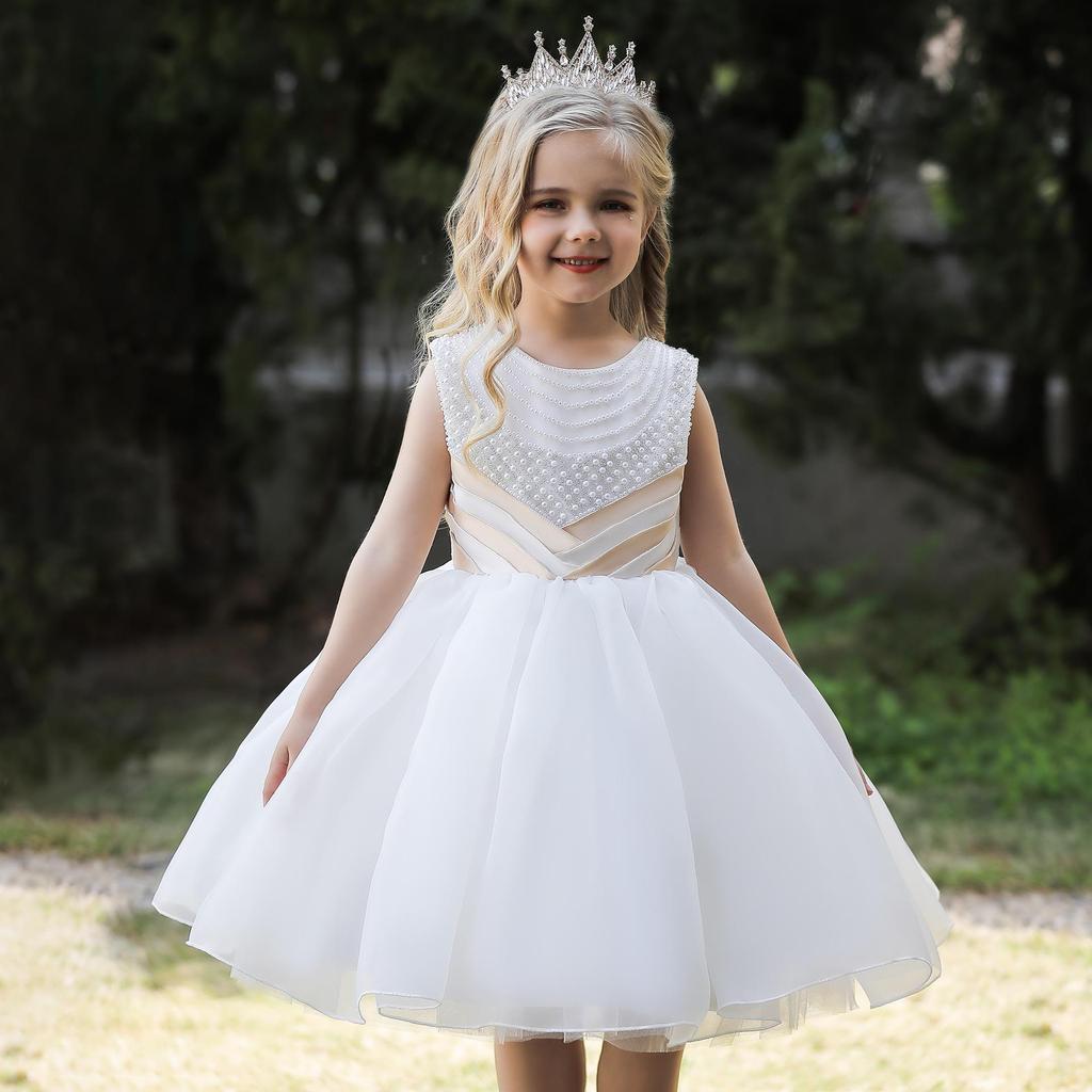 Baby Girls Princess Dress Toddler Christening Gown Kids Christmas Party Costume Infant 1st Year Birthday Baptism Dresses Clothes