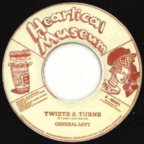 7-дюймовая пластинка GENERAL LEVY / GUIVE - Twists & Turns / Final Warning HS081 Heartical 2020 Франция Регги, Ска и Даб