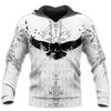Mens Hoodies Vikings Eagle Tattoo Fashion Animal Pattern 3D Printed Style Casual Harajuku Hip Hop Pullover Oversized Sudaderas