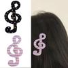 Прочные смоляные заколки для волос с узорами в виде звездной полосы и музыкальной ноты, надежная фиксация для всех типов волос