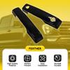 Fit 2021-2025 Ford F150 Crew Door Handle COVERS W/ Smart Keyholes Gloss Black