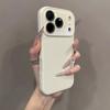 Однотонный чехол для iPhone 16 Pro Max с полным покрытием и окошком - 17 3D Защитный чехол Apple