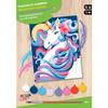 Paint by Numbers Canvas for Beginners Unicorn In the Moonlight