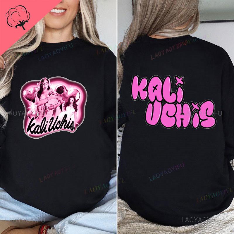 Футболка Kali Uchis Футболки KarlyMarina Loaiza Популярная Мода RB Латиноамериканская Музыка Одежда Streetwear Harajuku Женская Унисекс Футболка