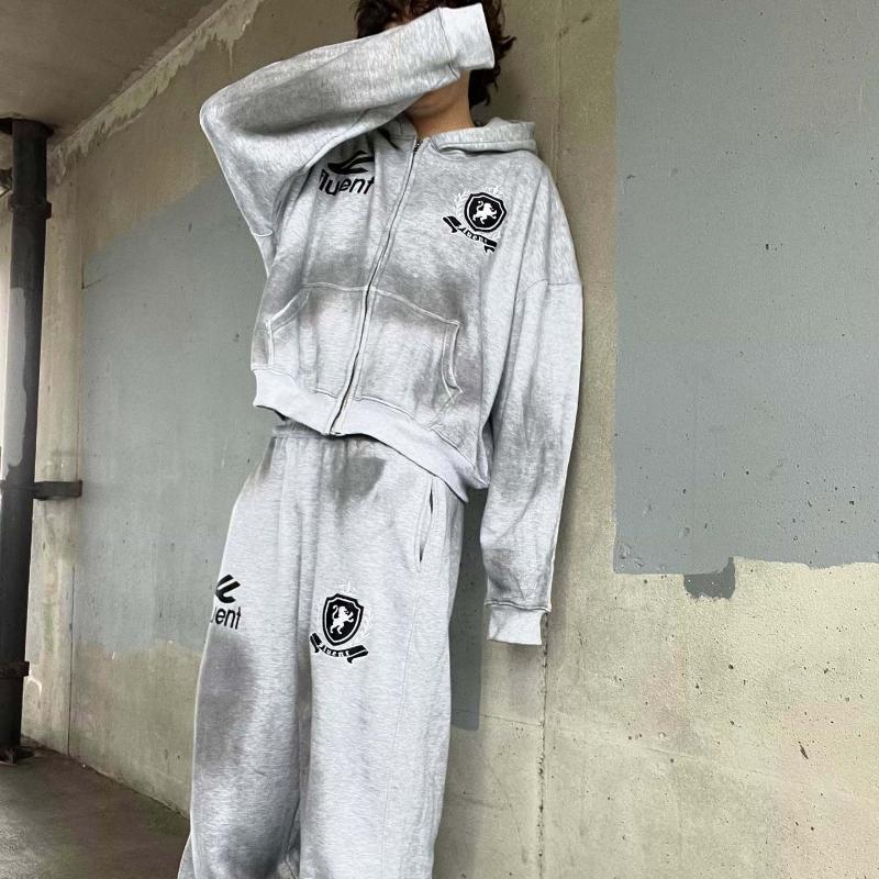 Европейский и американский осенне-зимний теплый и модный кардиган на молнии с капюшоном, унисекс толстовка