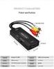 Popular HDMI To AV Converter with High-Definition Compatibility and 1M Cable