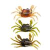 2PCS Soft Simulation Rubber Crab Silicone Fishing Trap Tackle Durable Sea Fishing Bait  Fishing