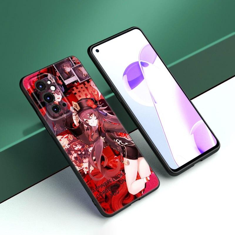 Чехол для телефона Genshin Impact Hutao для OnePlus 7T 8T 9RT 10R Pro 6T Nord 2T CE2 N10 N20 N100 N200 ACE 5G, мягкий черный чехол из ТПУ