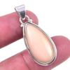 Натуральный розовый опал драгоценный камень ручной работы 925 пробы стерлинговое серебро подвеска 1,50" j4p60