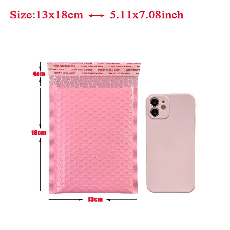 20Pcs Pink Green Blue Poly Bubble Mailers Padded Envelopes Self Seal Padded Envelopes Gift Bags Black Packaging Envelope