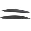2 Pcs Headlight Eyebrow Front Left Right Light Eyelid Trim Cover for 1 Series E81 E82 E87 E88 2006 to 2013