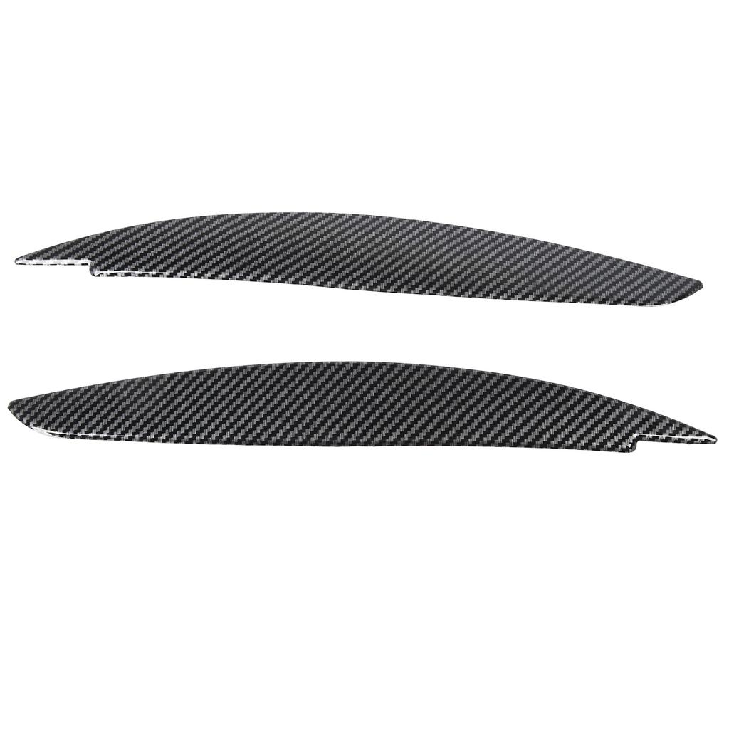 2 Pcs Headlight Eyebrow Front Left Right Light Eyelid Trim Cover for 1 Series E81 E82 E87 E88 2006 to 2013
