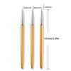 Набор из 3 кистей для дизайна ногтей French Stripe Liner, 3D-наконечники, ручка для рисования своими руками, кисти для УФ-геля, ручка для рисования, маникюрные инструменты для салона