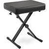 Pyle Piano Bench, a Versatile, Height-adjustable, Foldable, Padded Keyboard Chair with a Comfortable Seat. Features Include Four Non-slip Pads, Folds