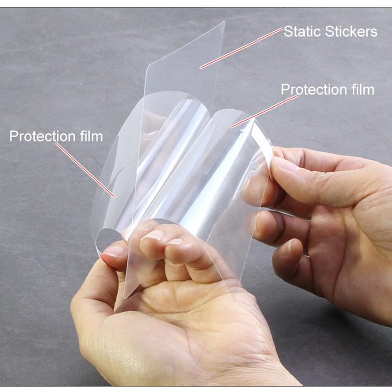 Электростатическая наклейка ETC для автомобиля, утолщенная, прозрачная, бесследная, с высоким разрешением, статические наклейки для автомобиля, аксессуары для салона автомобиля