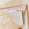 Pants Rack Strong Windproof Telescopic Pants Clip Space-Saving Wardrobe Hanger Organizer for Home Bedroom