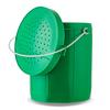 Fishing Bait Bucket with Handle Large Capacity Portable Breathable Earthworm Maggot Worm Lures Container Fishing Tackle