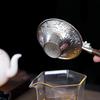 Ментальное сетчатое ситечко для чая, фильтр-сито из нержавеющей стали, чайная посуда, кружевной слив для чая, полезные заварочные устройства для чая, кухонные аксессуары