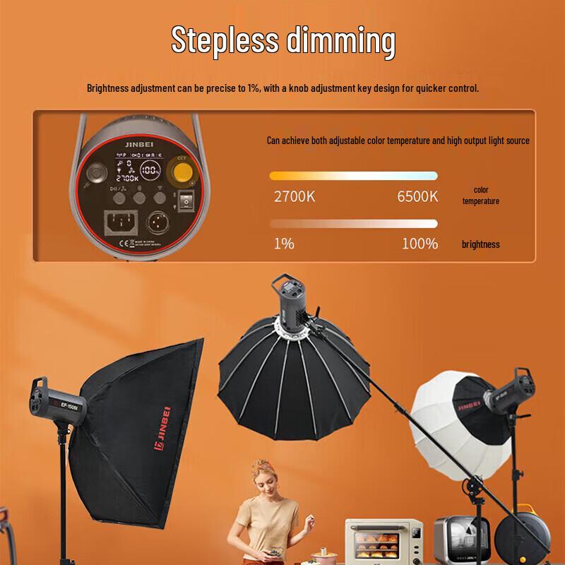 JINBEI JL-160BI Bi-color LED Video Light