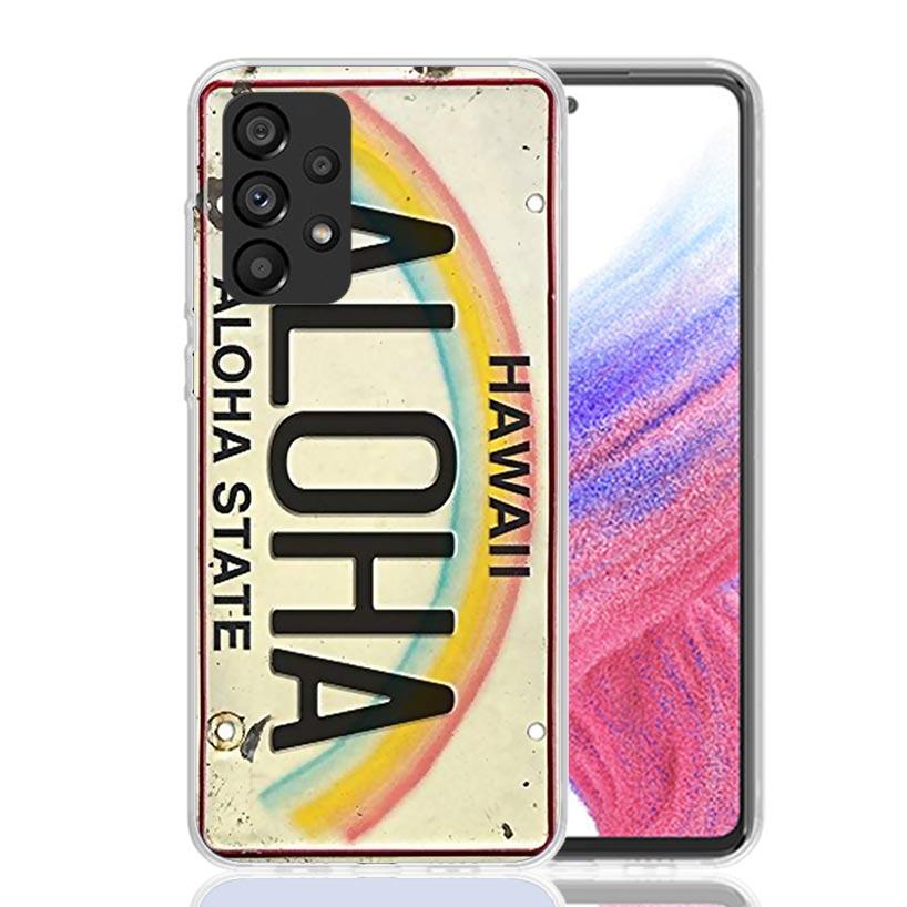 License New York Plate Number Phone Case For Samsung Galaxy A13 A14 A15 A16 A53 A54 A55 A56 A33 A34 A35 A36 A23 A24 A25 A26 A05S