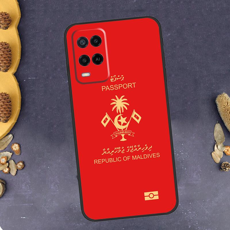 Карта Мальдив Чехол для телефона для Oppo A96 A16 A76 A78 A58 A18 A38 A98 A17 A77 A80 A40 A60 A74 A94 A54 A15 A57S
