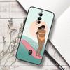 Серфинг Арт Девушка на серфе Чехол Для ZTE Nubia Red Magic 8 9 10 8S 9S 10S 11 Pro Plus 6 7 6S 7S Pro 5G 6R 10 Air Funda