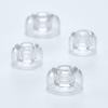 Radius HP-DME2-TWS Deep Mount Eartips True Wireless Medical-Grade Comfortable Fit Enhanced Bass High Sound Isolation Clear All Sizes 1 Set