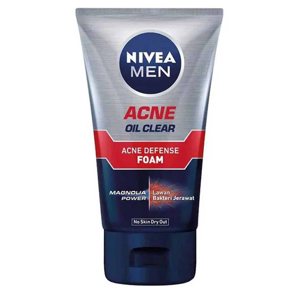 Nivea Men Очищающая пена для умывания против акне Oil Clear Acne Defense 1 шт 100 мл