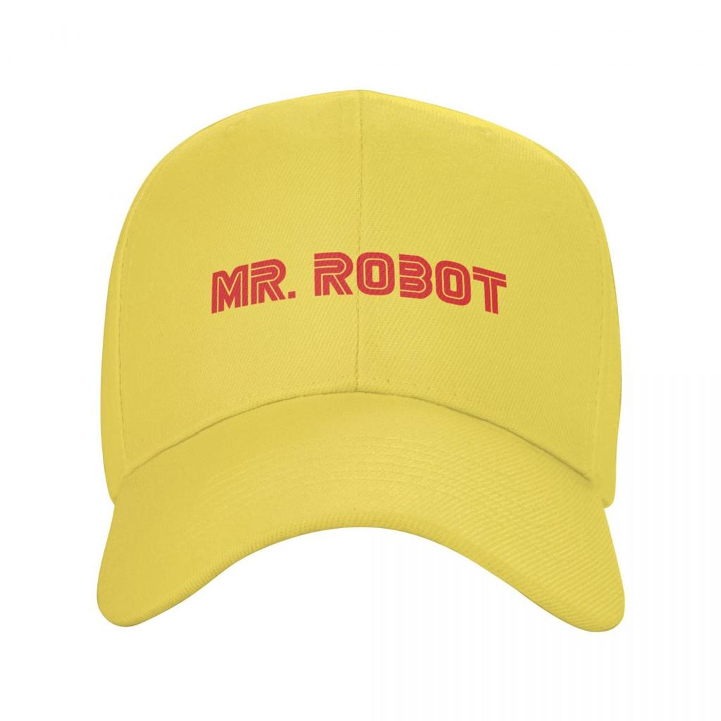 Classic Mr Robot Logo Baseball Cap for Unisex Women Personalized Adjustable Adult FSociety Hacker Dad Hat Hip Hop Snapback Caps