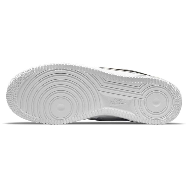 Nike Air Force 1 07 LV8 Metallic Swoosh Pack — белые мужские кроссовки с металлическим золотом, черные DA8481-100