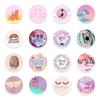 103 pink girl heart graffiti stickers children cartoon pattern room decoration stickers PVC self-adhesive
