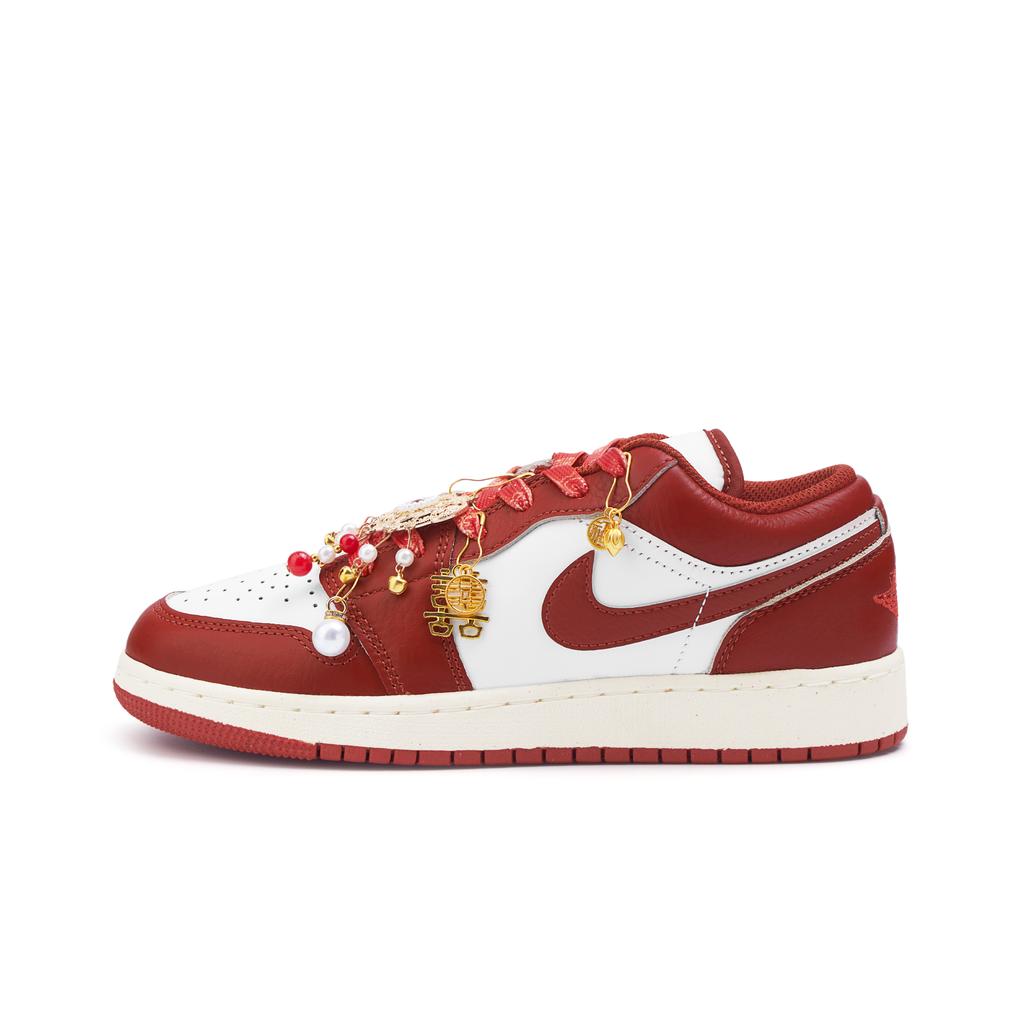 Jordan Кроссовки Air Jordan 1 Low Skateboard Женские Красные FJ3465-160(Team746-SBOX)
