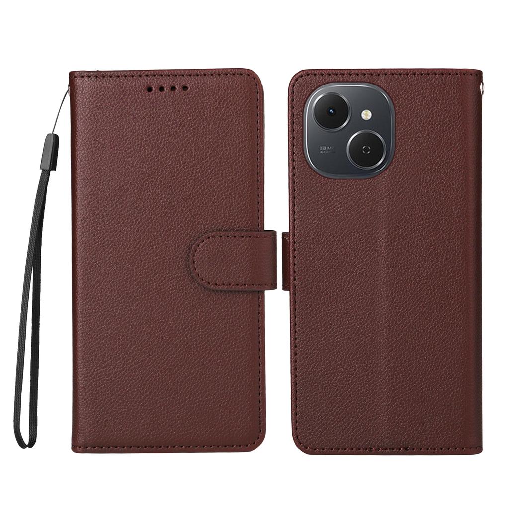 Чехол для TECNO Spark 40C с блокировкой RFID, 3 слотами для карт, кожаный чехол для телефона из ПУ с ремешком на запястье