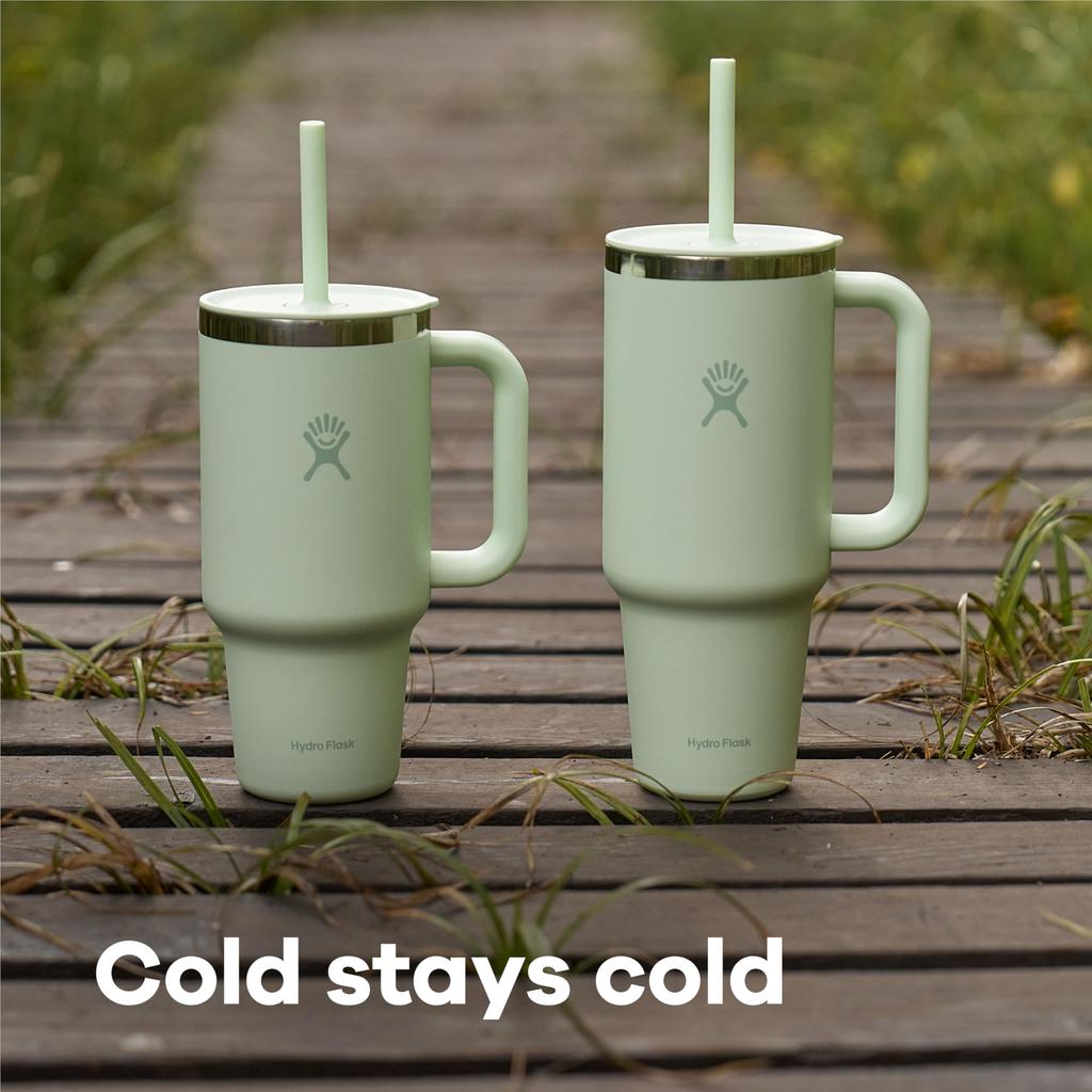 All Around Travel Tumbler, 32oz (946ml), Agave, Insulated, Straw, Handle (Authentic Japanese Product)