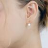 NUOY (925 Silver) Drop Pearl Earrings