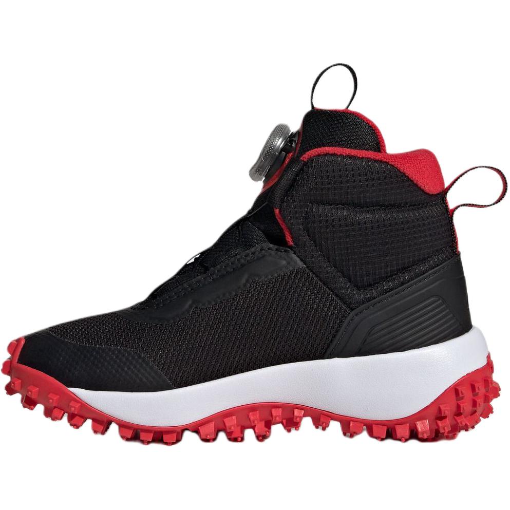 Kids' Sneakers Adidas Fortatrail Mid top Casual Shoes Black Gray Red Kids'