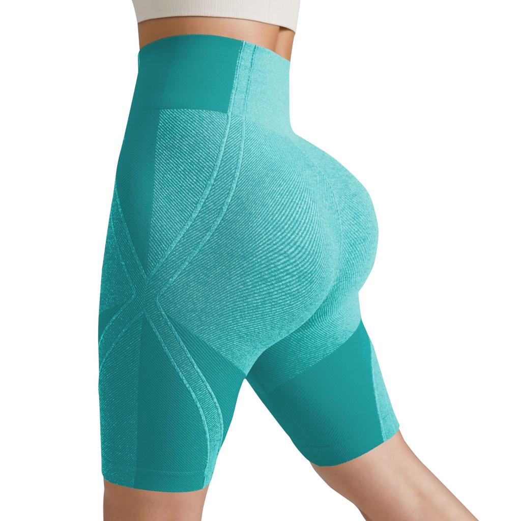 Women's High Waist Peach Hip Lifting Sports Shorts Tight Yoga Shorts