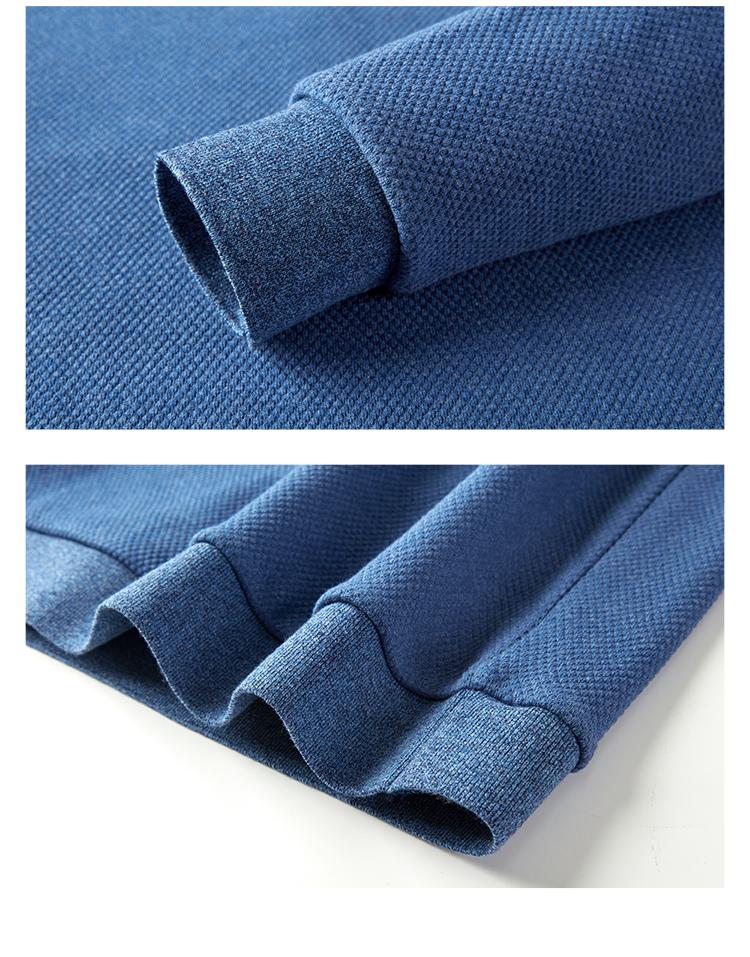 Plush and Thick Simple Classic Versatile Casual Shirt Collar Fake Two-Piece Knitted Shirt for Men