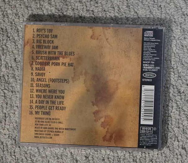 [USED] CD Free Shipping Jeff Beck LIVE AT KING BLUES CLUB
