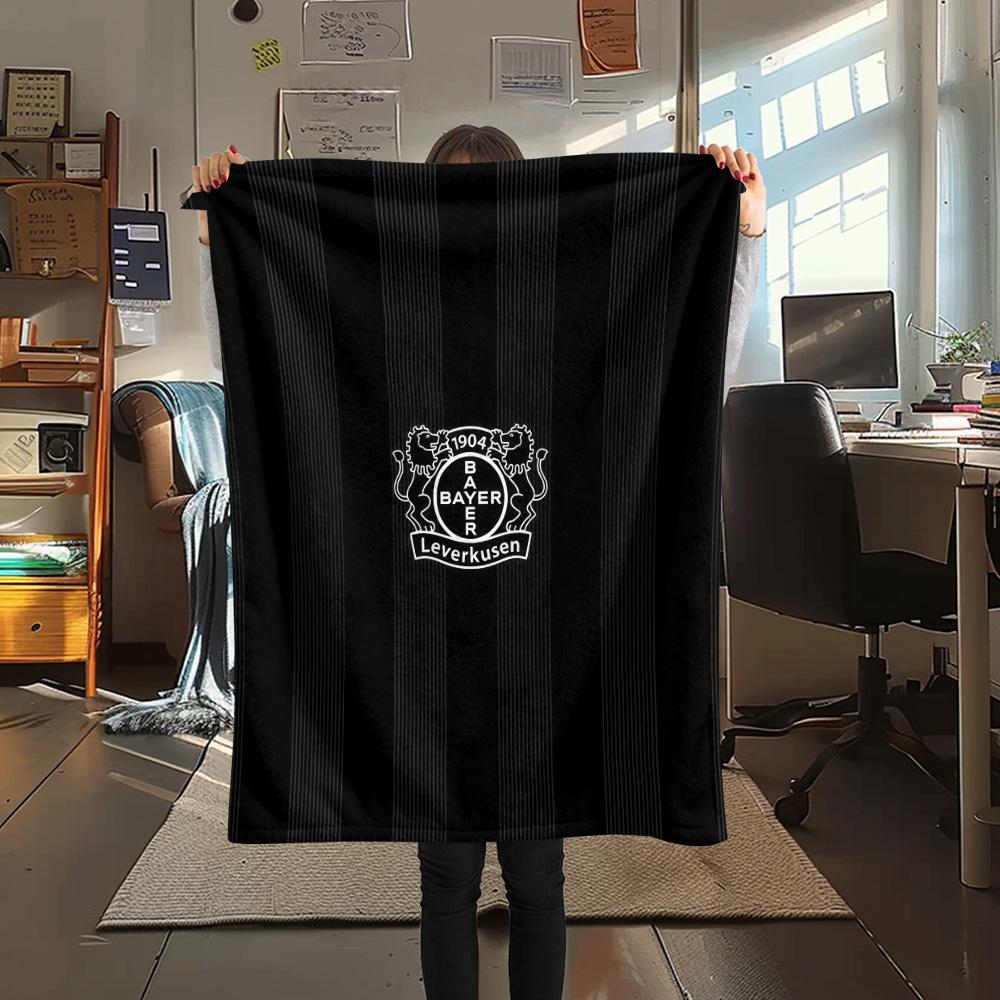 Bayer 04 Leverkusen Flannel Blanket, High quality Comfortable for All Seasons, Home Decor, Warmth and Comfort