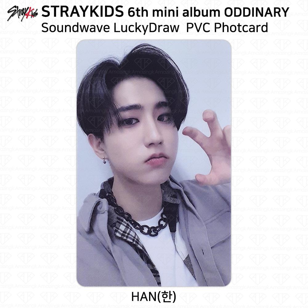 Stray Kids Шестой мини-альбом Oddinary SoundWave Lucky Draw Фотокарточка Polaroid KPOP