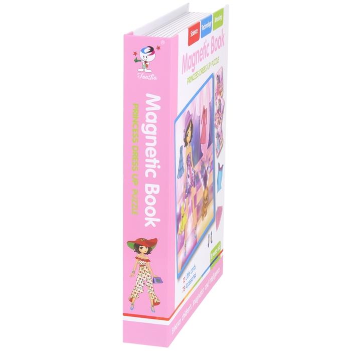 Puzzle Magnetic Book Magnets Puzzles Blocks Dress Up Dolls Clothes