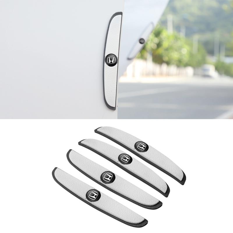WDM2 4Pcs Car Anti-collision Strip Silicone Protection Pad For Honda civic accord fit jazz pilot CRV odyssey passport city shuttle