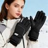 Зимние перчатки женские теплые и морозостойкие для активного отдыха на свежем воздухе, катания на лыжах, начесанные и утолщенные, водонепроницаемые, с сенсорным экраном, для езды на велосипеде, ветрозащитные перчатки