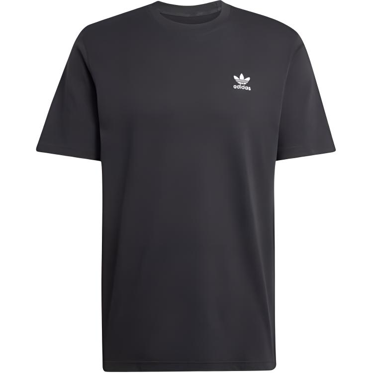 adidas Originals Ограниченная серия ко Дню святого Валентина Логотип бренда Удобная футболка с круглым вырезом и короткими рукавами Мужские топы Черный JI8545