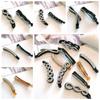 Hairpin Rhinestone Banana Clip Ponytail Holder Vertical Clip Sweet Bowknot Hair Clip  Women