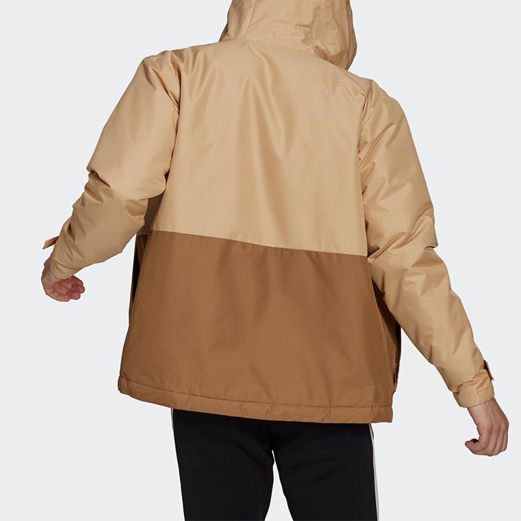 Adidas Bsc St Hooded Logo Спортивная куртка Мужские куртки Картонно-желтый GN3242