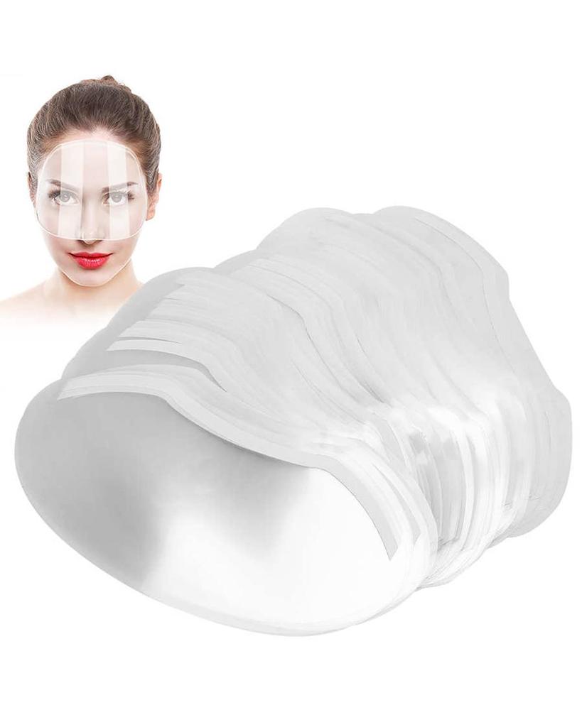 YFFSFDC Face Hair Cutting Face Hairdressing Tool Guard, Guard, Protection, Haircut, Salon, Disposable, Lightweight, (50 Pieces)